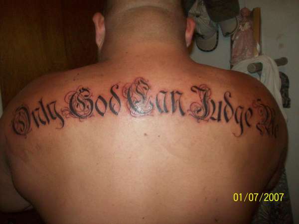lettering tattoo