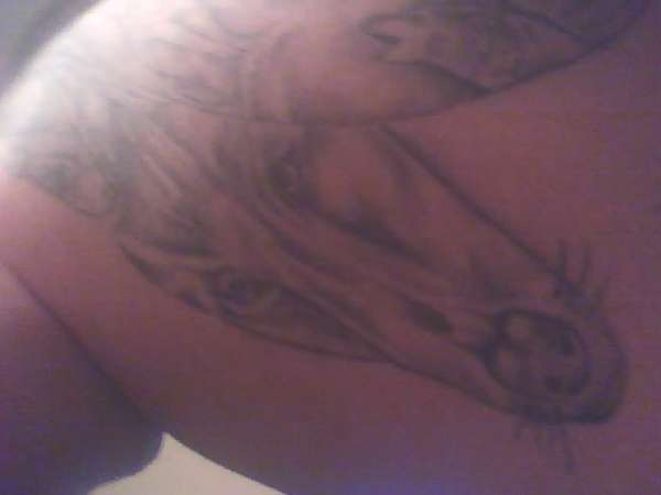 lower part of my back piece tattoo