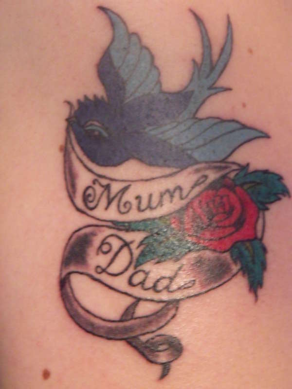 mum & dad tattoo