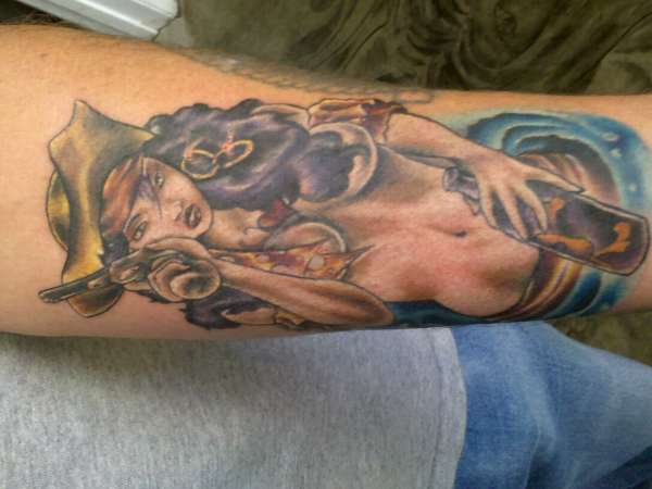 pinup girl tattoo