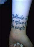 quote tattoo