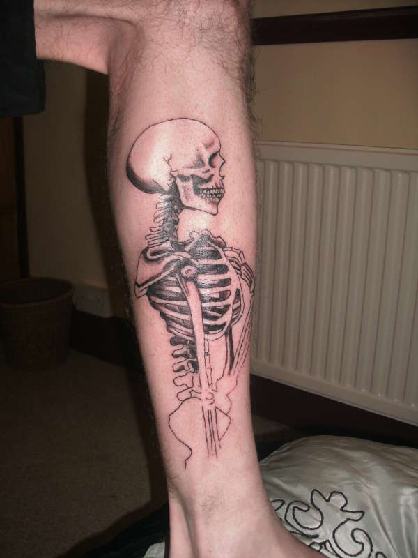 skeleton tattoo tattoo