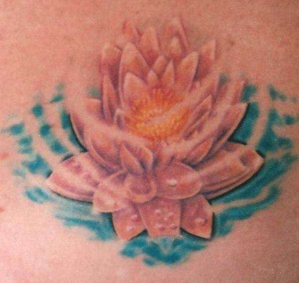 waterlily tattoo