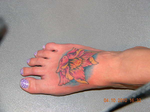 wifes foot tattoo
