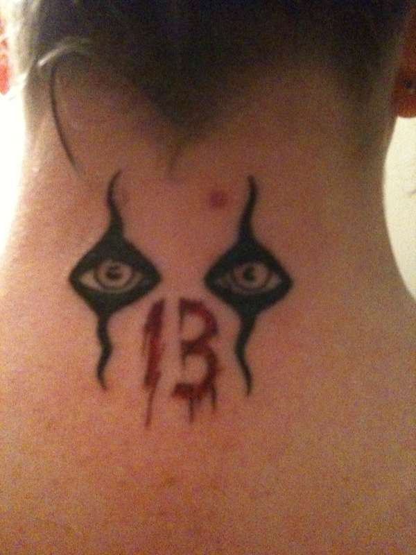 Alice Cooper Eyes tattoo