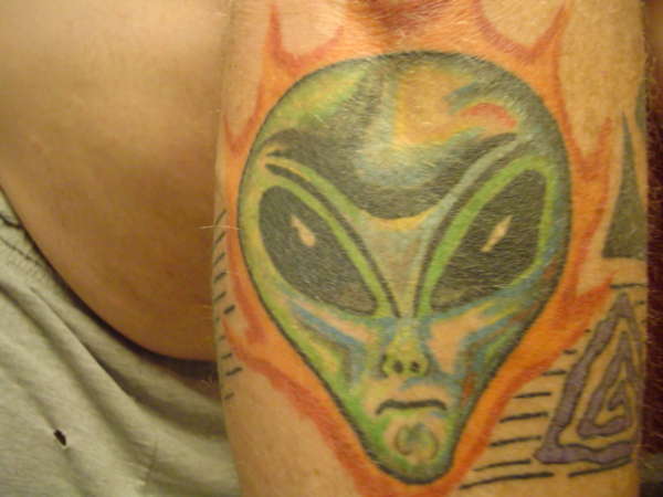 Alien tattoo
