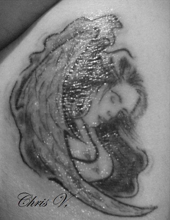Angel tattoo
