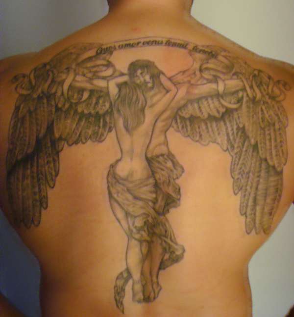 Big Angel tattoo
