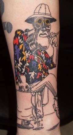 Dr. Gonzo- Ralph Steadman tattoo
