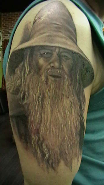 Gandalf , Lord of the Rings tattoo