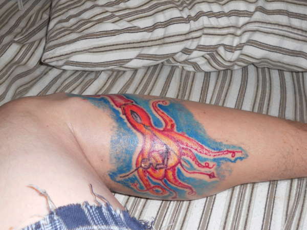 Giant Squid tattoo