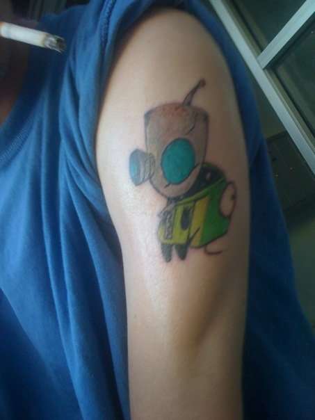 Gir on shoulder tattoo