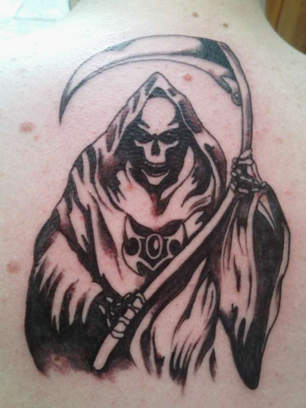 Grim Reaper. tattoo
