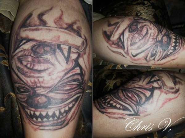 Homeboy & Evil clown tattoo