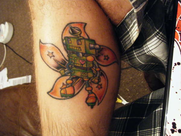 Hong Kong Robot tattoo