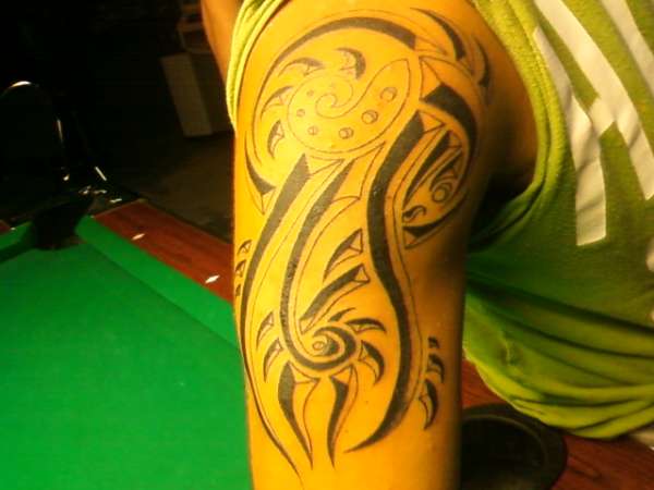 Just Line Work...ALL FREEHAND.....What a work in progress. tattoo