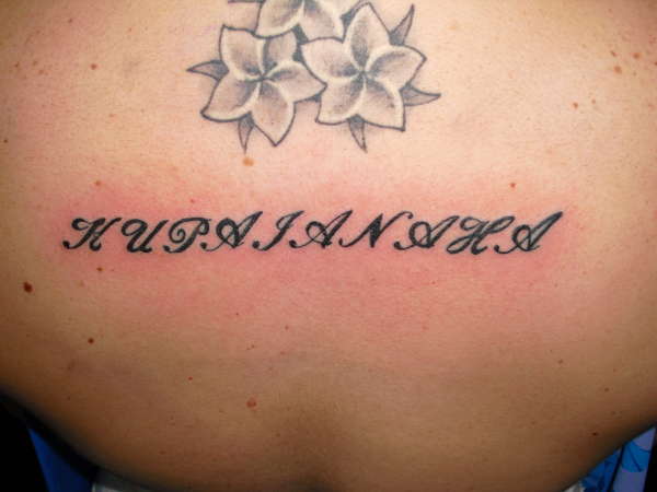 Just the word tattoo