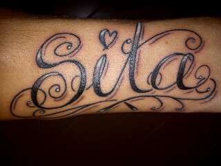 My dog's Name <3 tattoo