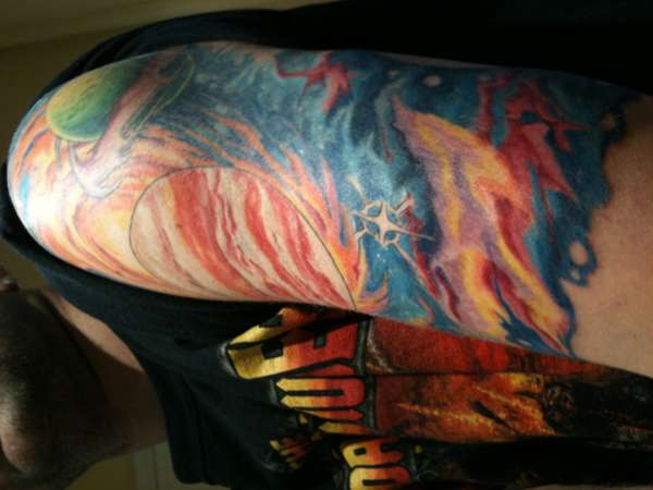 OUTERSPACE tattoo
