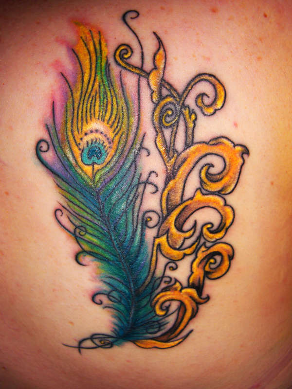 Peacock Feather tattoo