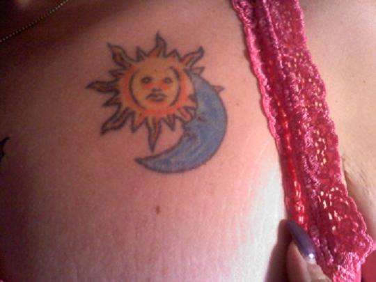 Sun and Moon tattoo