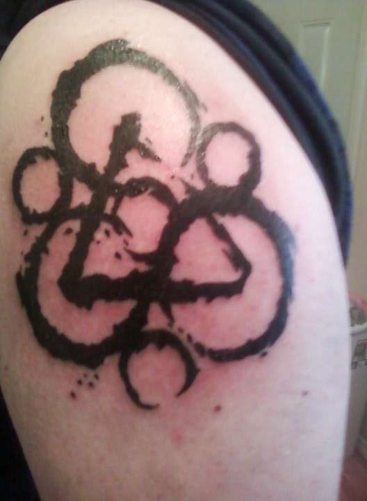 band logo tattoo