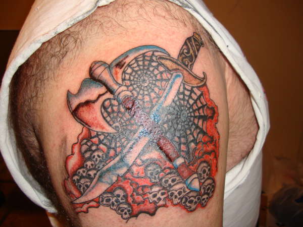 covering up a bulldog tatt tattoo