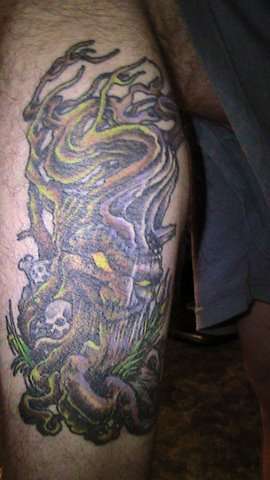 death tree tattoo