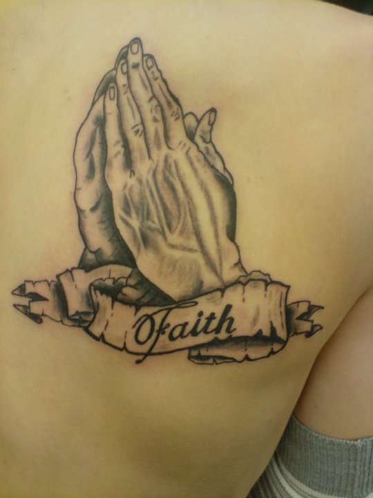 hands of faith tattoo