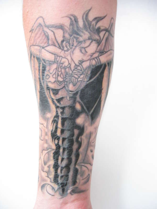 angel tattoo