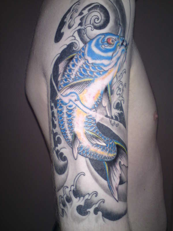 japanese koi fish tattoo