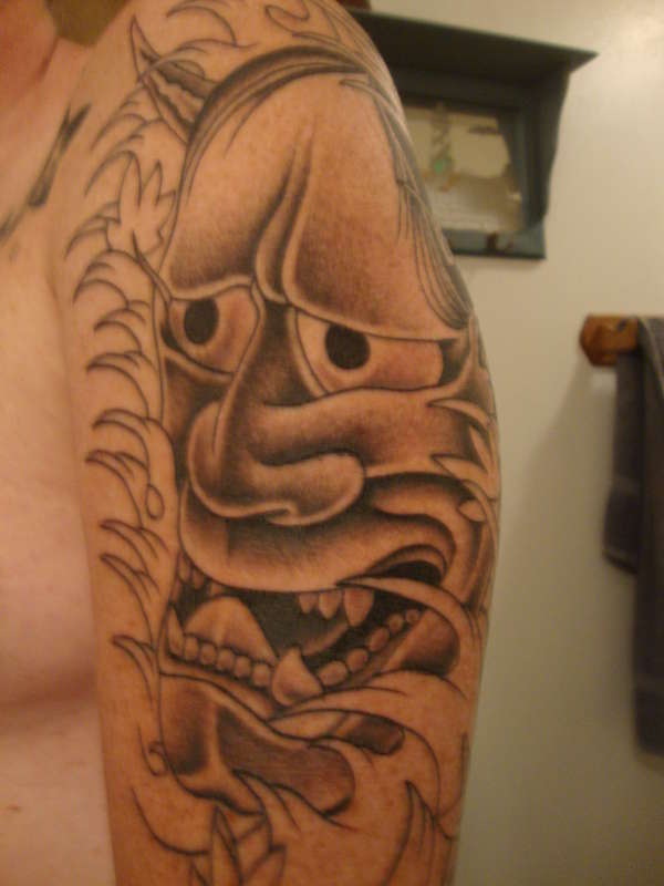 mask tattoo