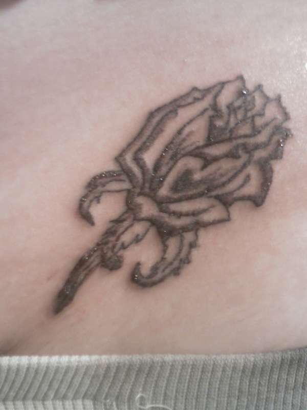 my first rose tattoo