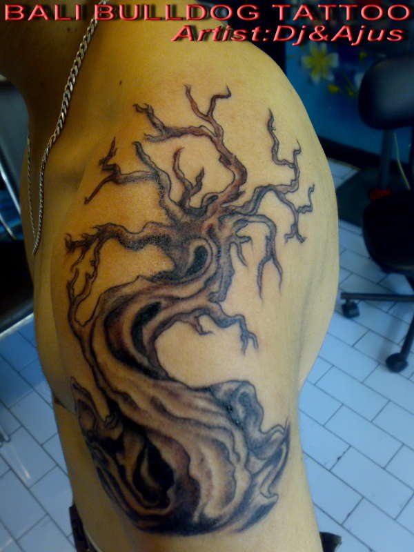 old tree tattoo