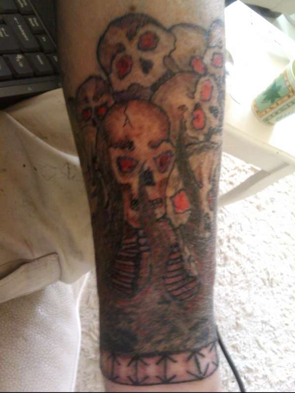 death skulls tattoo