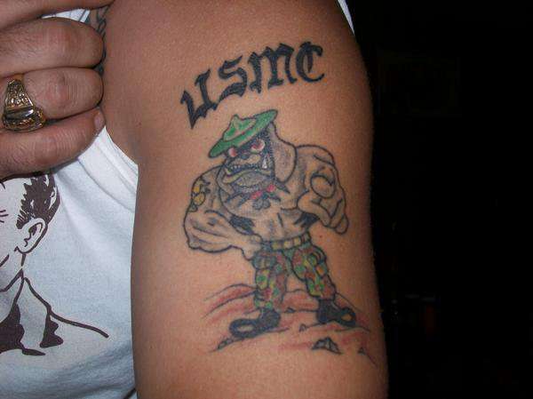usmc tattoo