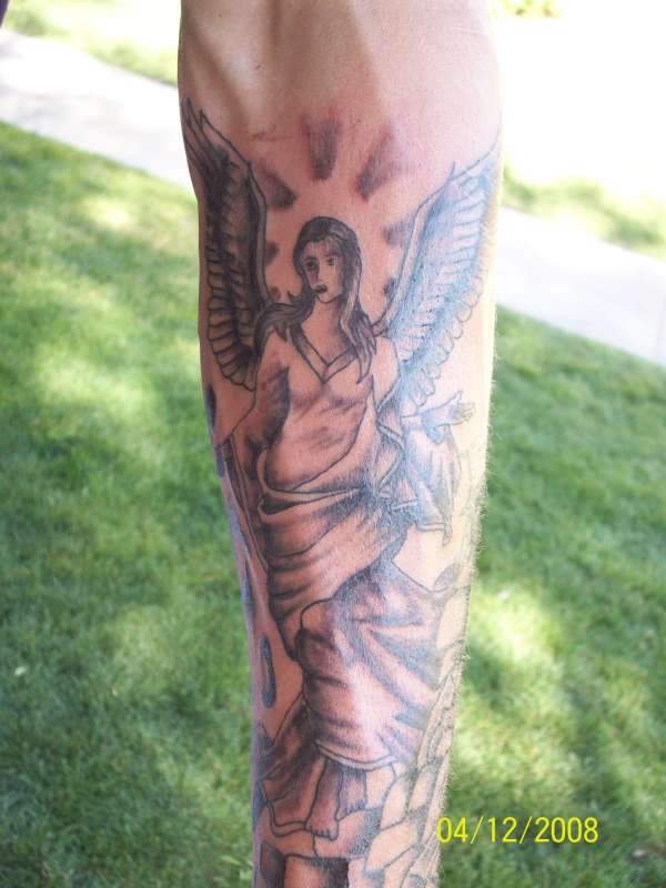 A SWEET ANGEL tattoo
