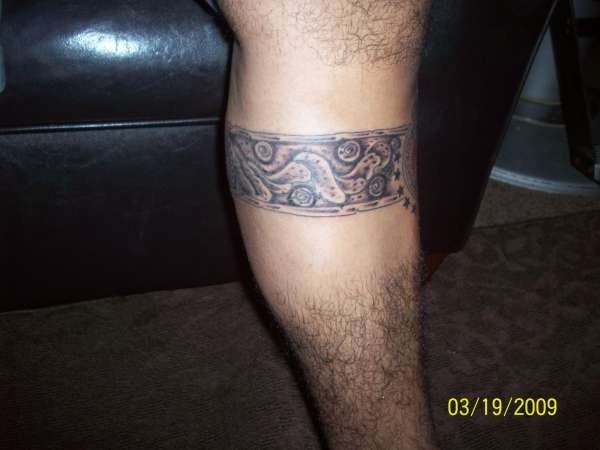AZTEC BAND W/ CHIVAS LOGO tattoo