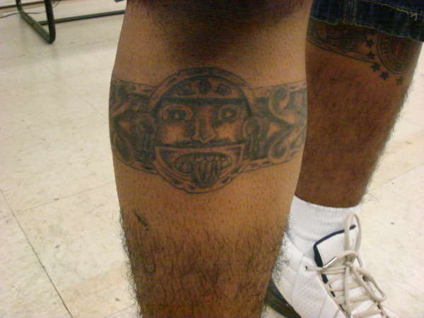 AZTEC BAND W/ RAIDER LOGO tattoo
