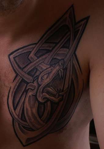 Celtic Dragon tattoo