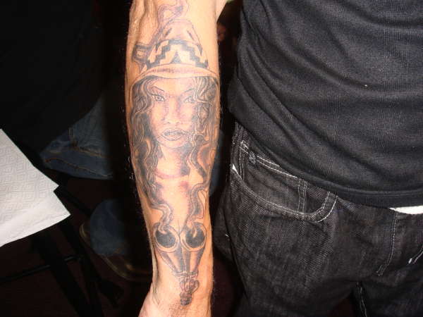 DOUBLE BARREL CHICKA tattoo