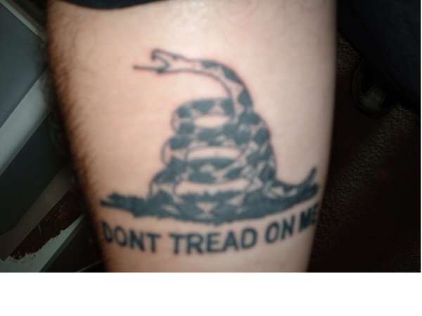 Don't Tread On Me tattoo