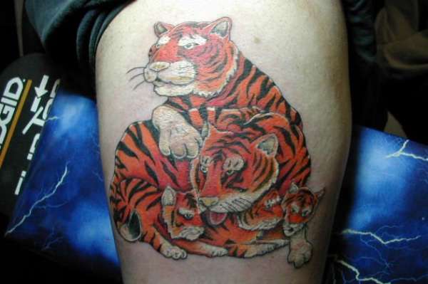 Family of Tigers tattoo