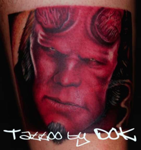 Hellboy tattoo
