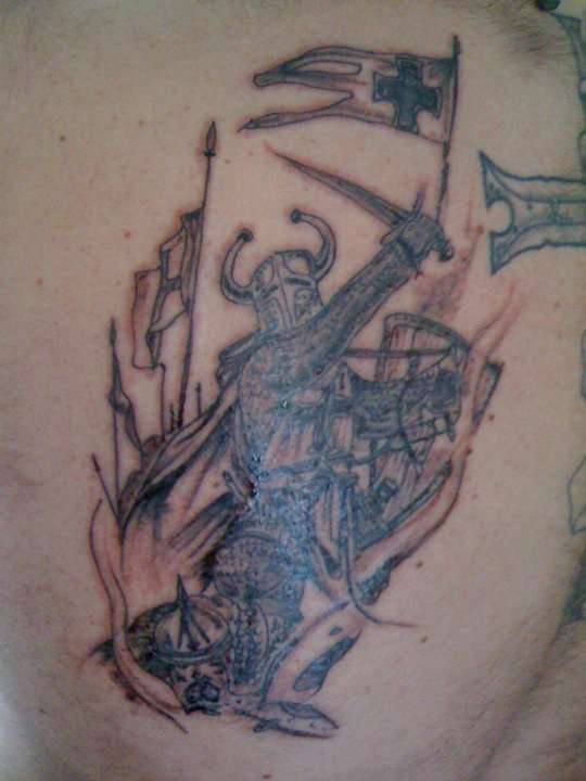 Knight Templar Crusader Tattoo tattoo