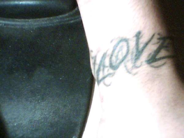 LOVE/HATE tattoo