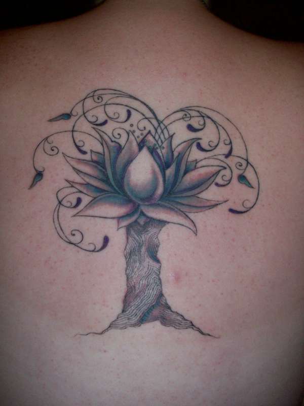 Lotus Tree tattoo