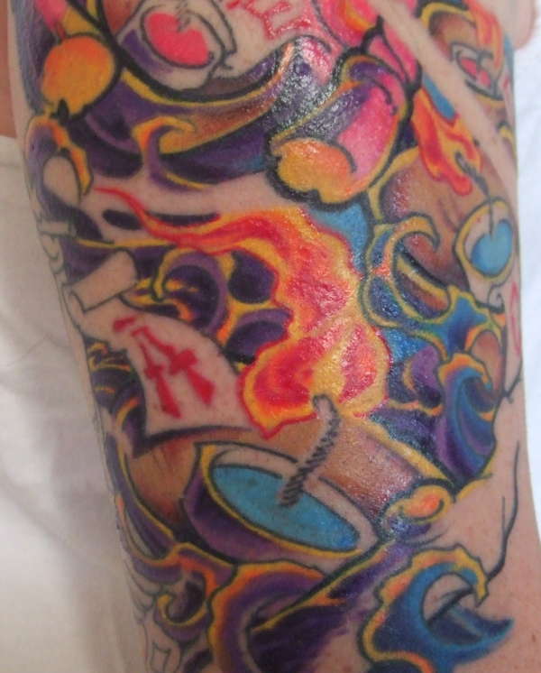 Mask Sleeve 2 tattoo