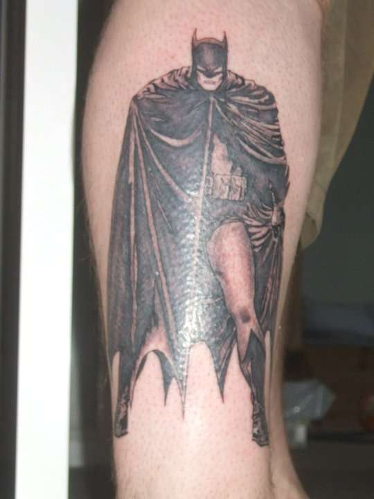 Mazzucchelli Batman tattoo