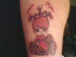 Precious moments when it was colored in tattoo